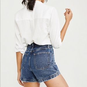 Ambercrombie & Fitch ULTRA HIGH RISE DENIM SHORTS